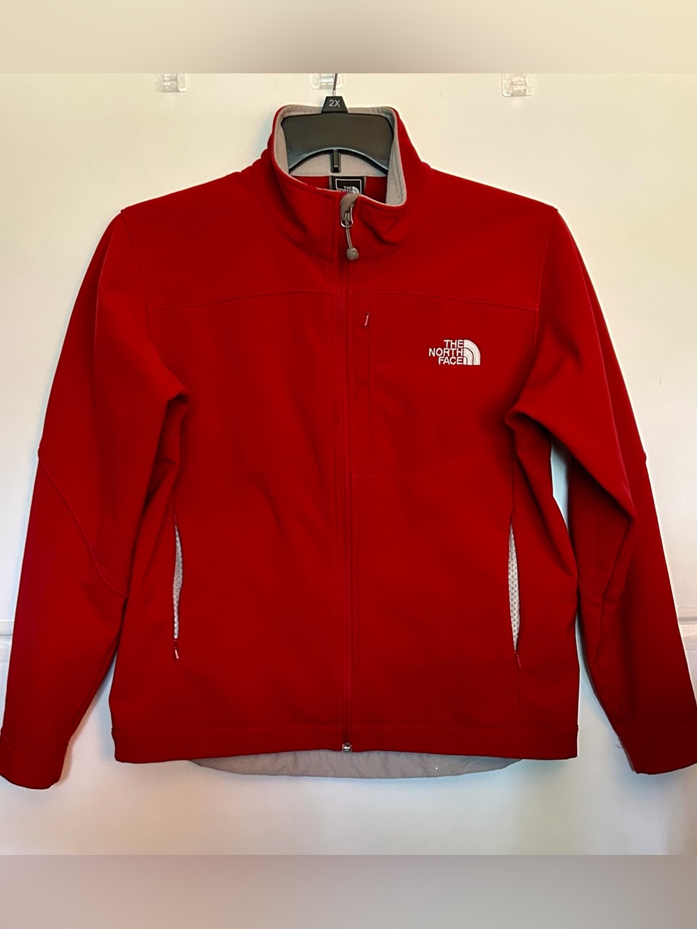 The North Face Women's Red Full-Zip Utility Jacket. Size L